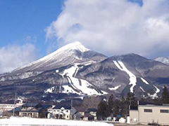 磐梯町の風景