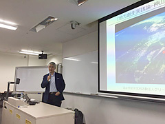 ABS教室で講義するグリーンバレー理事 大南信也氏